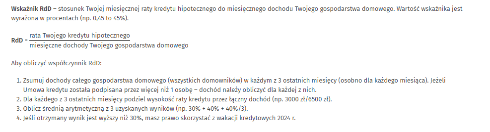 wskaźnik RD